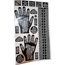 A lotus flower is one of the common henna designs since it implies purity, femininity, sensuality, grace, and creativity. Buy Our Henna Tattoo Sticker Best Quality Lower Price