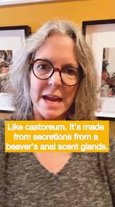 Like castoreum. It's made from secretions from a beaver's anal scent  glands.