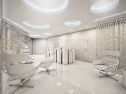 Futuristic Surgery Clinic By Geometrix Design Medical Office Interior Hospital Design Clinic Design