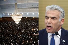 שקר גס: שוב יאיר לפיד מסית נגד החרדים...