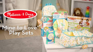Melissa Doug Mine To Love Doll Play Sets Youtube