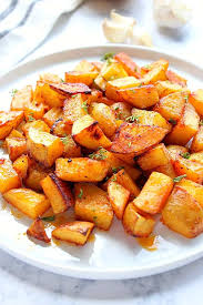 Easy Oven Roasted Potatoes Recipe Crunchy Creamy Sweet