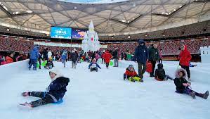 The first winter olympic games, the 1924 winter olympics, were held in chamonix, france. Olympic Legacy Lives On As Bird S Nest Is Transformed Into A Winter Wonderland Olympic News