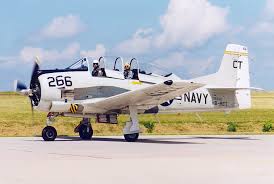 The largest single concentration of this aircraft was employed by the us navy at nas whiting field in milton. T 28 Trojan