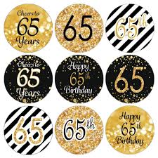 65th Birthday Party Favor Ideas Black And Gold 65th Birthday Party Favor Stickers 180 Count In 2020 80th Birthday Party Favors 50th Birthday Party Favors 30th Birthday Party Favors