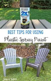 Does Plastic Spray Paint Work Try These Best Tips For Spray Painting Plastic To Make It Last Plastic Outdoor Furniture Spray Paint Plastic Painting Plastic