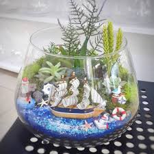 Deniz Temali Teraryum Ayaflowercicektasarim Teraryum Sukulent Teraryumlove Kaktus Flowers Hediye Terrarium T Terrarium Teraryum Sukulent