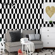 Black ink strokes no.4 beautiful black and white abstract painting for digital download. Wallpaper For Kids Room 3d White Black Design Wallpaper For Bedroom Wall Covering Geometric Home Decor Living Room Wallpaper 3d Wallpapers Aliexpress