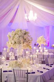 An Elegant Purple And White Wedding Every Last Detail Purple White Wedding Wedding Centerpieces Purple Wedding