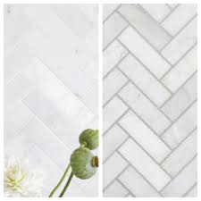 Same 1x3 Marble Tile Different Grout Color Wow What A Difference Grout Color Floor Tile Grout Tile Grout Color