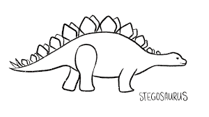 Free Traceable Stegosaurus Outline Fish Drawings Doodling Card Making Tools