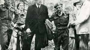Vidkun quisling,traitorous norwegian leader at graves site : World War Ii The Horror Of War In Pictures Britannica