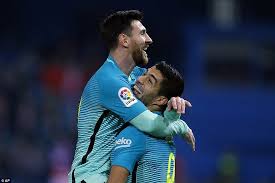 Atletico Madrid 1 2 Barcelona Suarez And Messi Fire Stunners Atletico Madrid Barcelona Luis Suarez