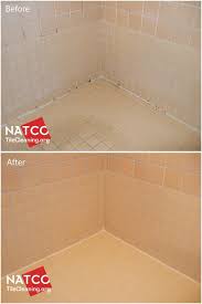 Shower Cleaning And Using Epoxy Grout Instead Of Caulk To Seal The Edges Of The Shower Epoxy Grout Shower Cleaner Shower Grout