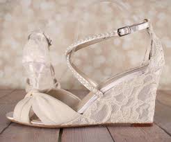 Wedding Shoes Ivory Shoes Lace Wedding Shoes Wedge Bridal Shoes Pearl Straps Pearl We Wedding Shoes Lace Ivory Wedding Shoes Lace Wedding Shoes Ivory