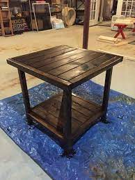 Simple Diy End Tables Only 25 Each Diy End Tables Rustic End Tables Farmhouse End Tables