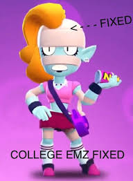 We've got skins for each hero: I Fixed College Emz She Is Not Just A Recolor Brawl Stars Amino