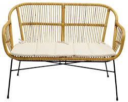 Eine polyrattan bank ist vielseitig einsetzbar. Aks Firenze Sitzbank Polyrattan Kunstoffgeflecht Honey Banke Mobel Aks Im Garten Zuhause