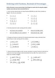This website uses cookies to improve your experience while you navigate through the website. Ordering Fractions Decimals Percentages Teaching Resources