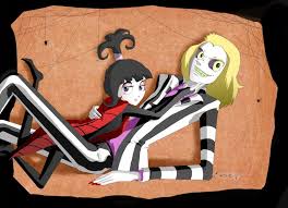 Betelgeuse accidentally turns adam and barbara into toddlers and now he and lydia must take care of them. Beetlejuice And Lydia By Aivilo0 On Deviantart