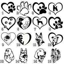 Wooden Wall Hanging Personalized Pet Gift Dog Dog Tattoos Tattoos For Dog Lovers Personalized Pet Gifts