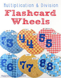 For instance, flash cards can be purchased each on and offline from numerous stores; Multiplication Division Flashcard Wheels Happiness Is Homemade