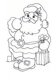 Cara De Papa Noel Para Colorear