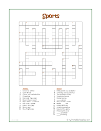 900 plays scores jan 06 20 zorba_scank. Sports Crossword Puzzle Advanced My Printable Puzzles