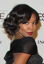 Keri hilson medium length black curly hairstyle for prom. 25 Updo Hairstyles For Black Women Black Updo Hairstyles