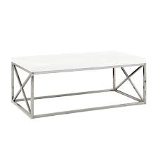 (1) total ratings 1, $259.00 new. Monarch Specialties Monarch Rectangular Coffee Table 44 In White Chrome Rona