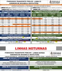 Horário de Ônibus - Prefeitura Municipal de ITAPETININGA