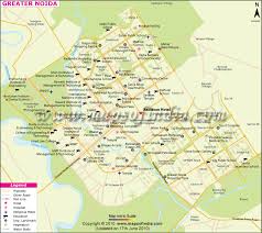 The map legend is sometimes called the map key. Greater Noida City Map