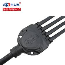 China Lighting 2 Pin Power Y Splitter Cable Connector 1 To 4 China Waterproof Connector Led Connector