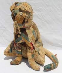 Large 15 Tall 19th C Rare Folk Art Crazy Quilted Jul 16 2013 Flying Pig Auctions In Ma Folk Art Antique Folk Art Sewing Stuffed Animals