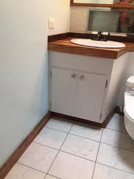 Ahead are 14 midcentury modern bathrooms that aren't afraid to let their beautiful tile shine. Redo Of Mid Century Modern Half Bathroom Hometalk