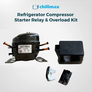Compressor start relay and overload assembly, AI generated