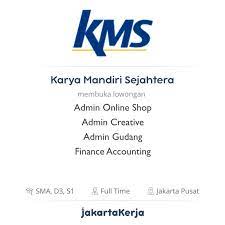 Daftar lengkap perusahaan penipuan kerja. Lowongan Kerja Admin Online Shop Admin Creative Admin Gudang Finance Accounting Di Karya Mandiri Sejahtera Jakartakerja