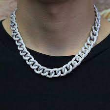 Why buy a miami cuban link chain from somewhere else other than miami. 13mm 2019 New 18k White Gold Finish Diamond Cuban Link Helloice Bijoux