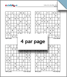 Notre sudoku gratuit est le jeu logique le plus amusant jamais joué en ligne. Imprimer Grille Sudoku