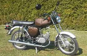 Ich fahre Moped