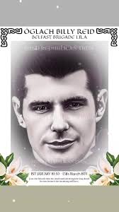 Recuerdo de Billy Reid: Héroe del Ejército Republicano Irlandés