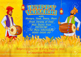 Vaisakhi marks the sikh new year and commemorates the khalsa panth of warriors under guru. Happy Vaisakhi Punjabi Spring Harvest Festival Of Sikh Celebration Royalty Free Cliparts Vectors And Stock Illustration Image 97239303