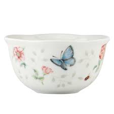 Lenox butterfly meadow pattern square aluminum holloware console bowl. Lenox Butterfly Meadow Petite Dessert Bowl Set Reviews Wayfair