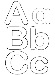 Moldes de letras grandes para carteles. Tela Para Suela Para Zapatos De Bebe Buscar Con Google Letras Para Recortar Moldes De Letras Moldes De Letras Abecedario
