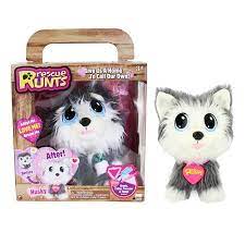 Rescue Runts Husky Rescue Dog Plush By Kd Kids Walmart Com Plush Dog Puppy Snuggles Little Live Pets