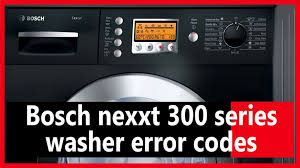 And even after you wash them, your clothes may not be as clean as you would like if you don't have quality equipment. Bosch Nexxt 300 Series Washer Error Codes How To Fix By Subzerorepairnewyork Com Yonkers