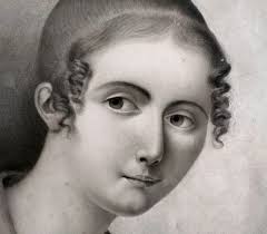 "elisa Roy, Portrait Of A Young Woman, Drawing"