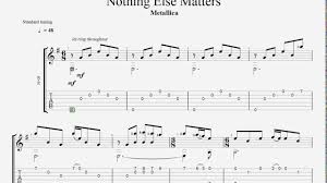 Nothing else matters by mtallica, fingerstyle arrangement. Nothing Else Matters Arrangement For Guitar Tab Youtube