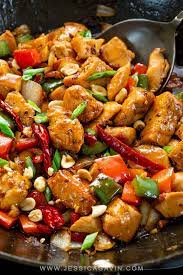 Kung Pao Chicken Jessica Gavin Recipe Healthy Chicken Recipes Kung Pao Chicken Recipe Dairy Free Recipes