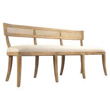 Bavette French Country Cream Linen Limed Oak Cane Back Dining Bench In 2021 Dining Room Seating Dining Room Decor Dining Room Bench